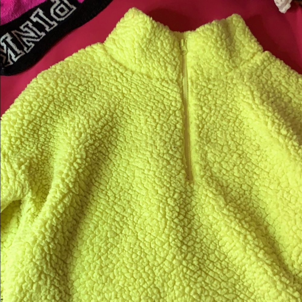 Yellow Fuzzy Sweater
